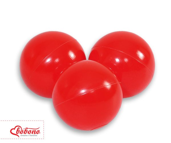 Plastic balls for the dry pool 50pcs - red - Image 2