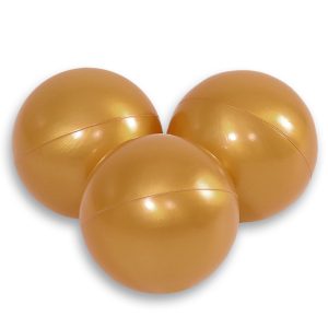 Plastic balls for the dry pool 50pcs - golden