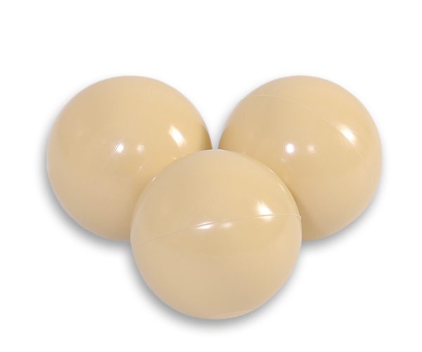 Plastic balls for the dry pool 50pcs - beige