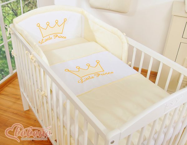 Bedding set 2-pcs- Little Prince/Princess cream - Image 2