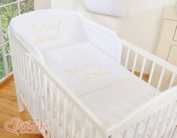 Bedding set 3pcs- Little Prince/Princess white - Image 2