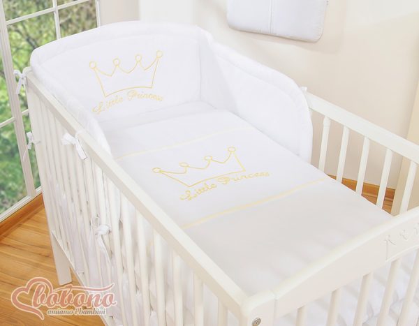 Bedding set 3pcs- Little Prince/Princess white - Image 3