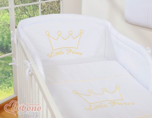 Bedding set 3pcs- Little Prince/Princess white - Image 4