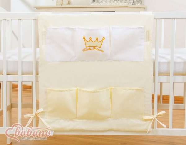 Cot tidy- Little Prince/Princess cream - Image 2