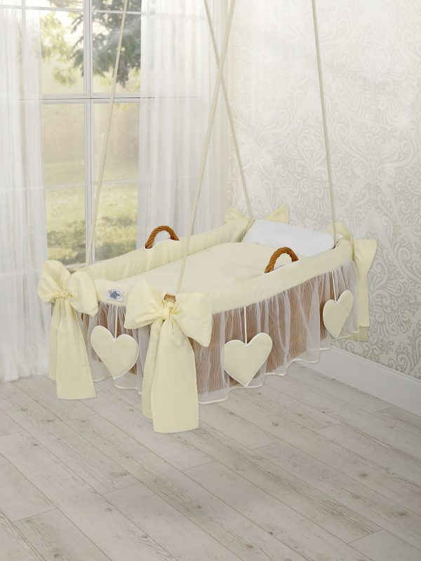 Moses Basket/Hanging crib- Amelie cream - Image 2