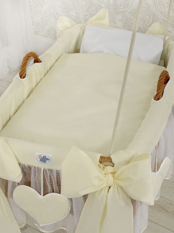 Moses Basket/Hanging crib- Amelie cream - Image 3