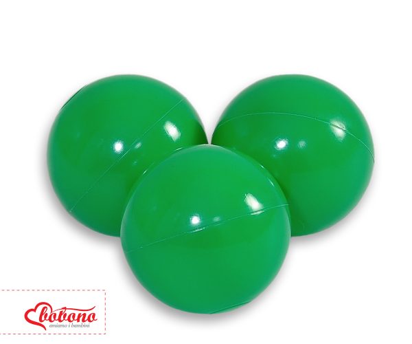 Plastic balls for the dry pool 50pcs - green - Image 2