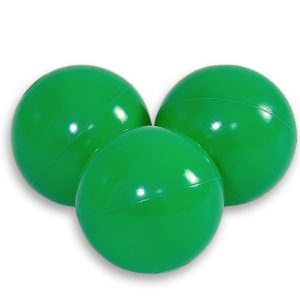 Plastic balls for the dry pool 50pcs - green