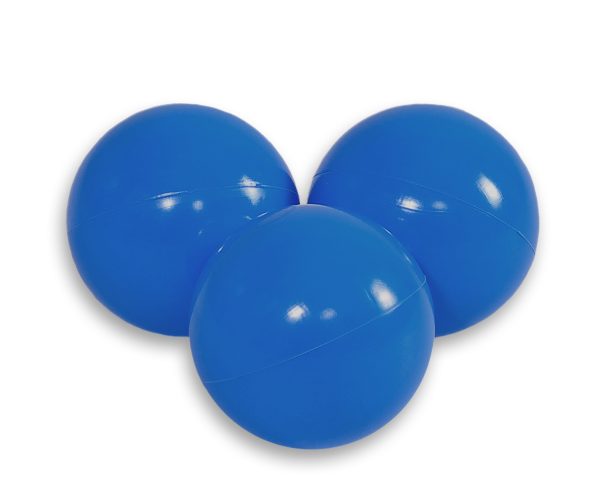 Plastic balls for the dry pool 50pcs - navy blue