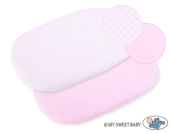 Sheet made of cotton for wicker crib- 2pcs - Image 4