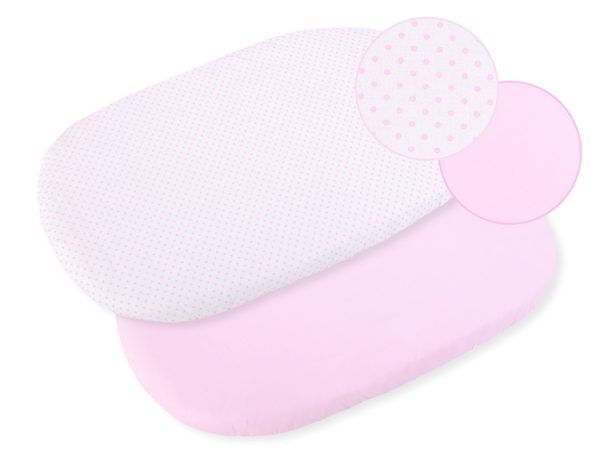 Sheet made of cotton for wicker crib- 2pcs