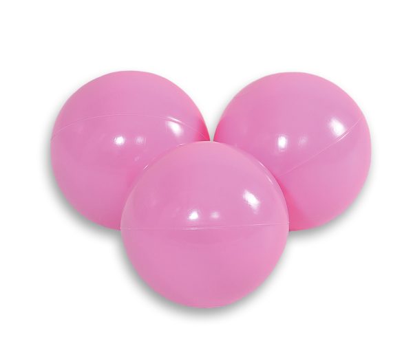 Plastic balls for the dry pool 50pcs - powder pink