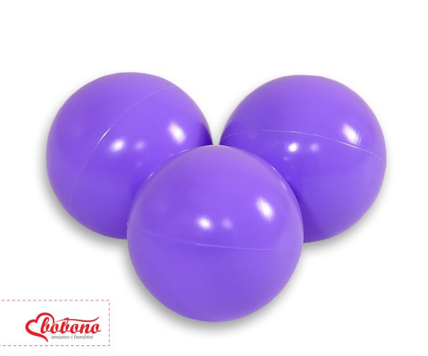 Plastic balls for the dry pool 50pcs - lawender - Image 2
