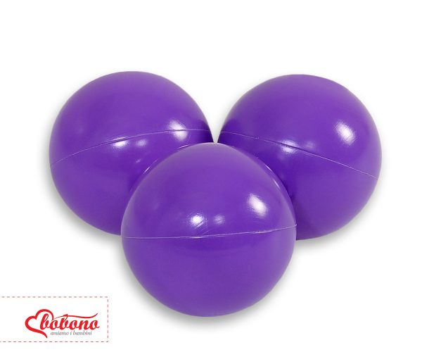 Plastic balls for the dry pool 50pcs - lilac - Image 2