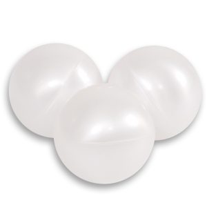 Plastic balls for the dry pool 50pcs - pearl white