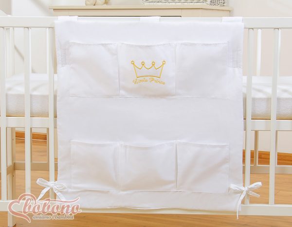 Cot tidy- Little Prince/Princess white - Image 4