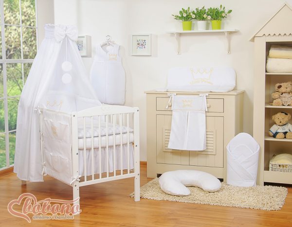 Canopy made of fabric- Little Prince/Princess white - Image 3