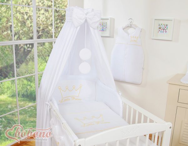 Canopy made of fabric- Little Prince/Princess white
