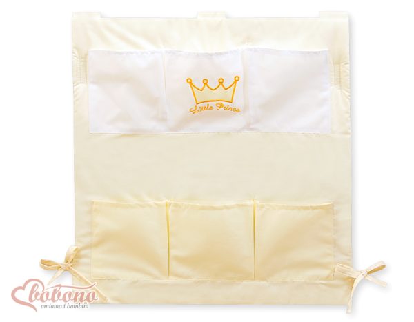 Cot tidy- Little Prince/Princess cream