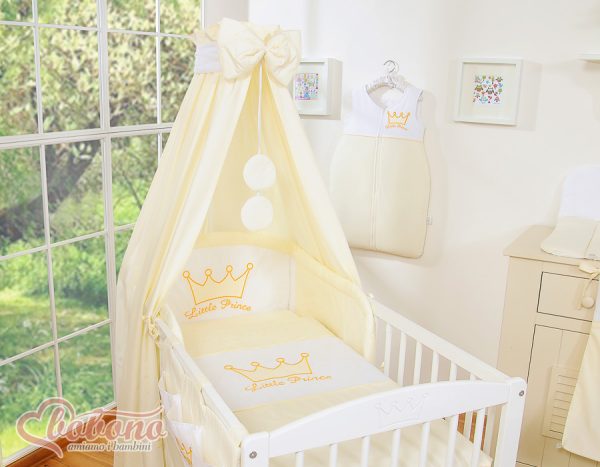 Canopy made of fabric- Little Prince/Princess cream