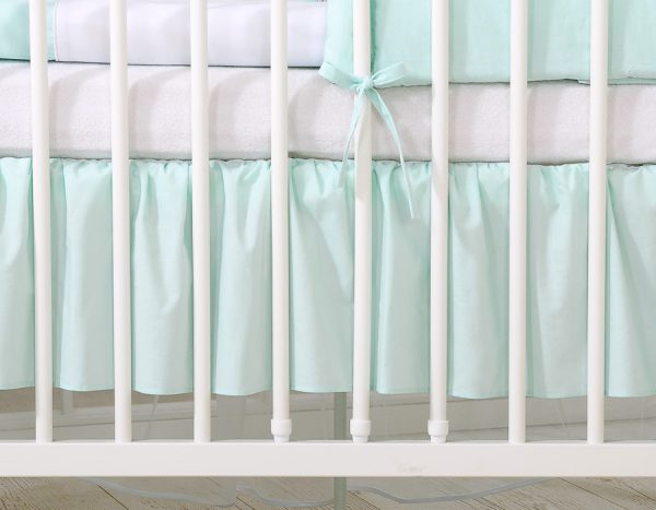 Dust Ruffle-Masking flounce 120x60cm- Little Prince/Princess mint - Image 3