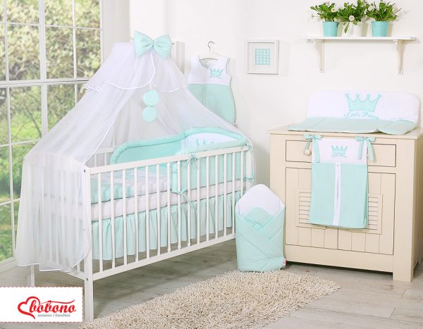 Mosquito-net made of chiffon- Little Prince/Princess mint - Image 3