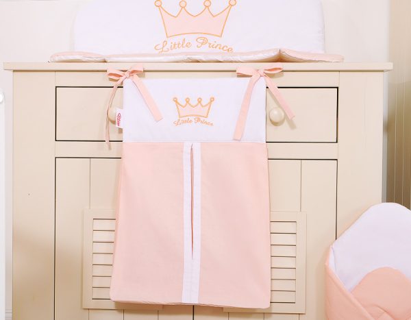 Diaper bag- Little Prince/Princess powder pink - Image 3