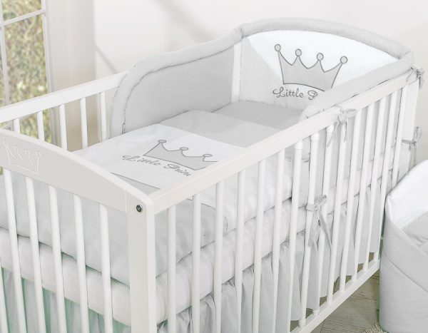 Bedding set 2-pcs- Little Prince/Princess gray - Image 3