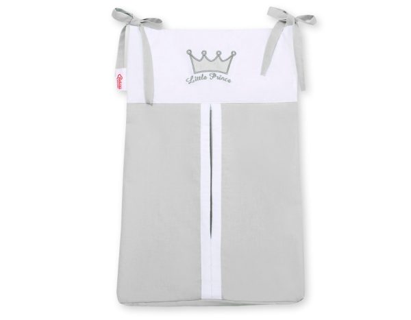 Diaper bag- Little Prince/Princess gray