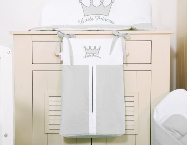 Diaper bag- Little Prince/Princess gray - Image 4
