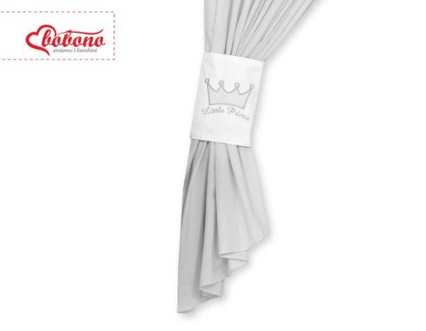 Curtains for baby room- Little Prince/Princess gray - Image 2