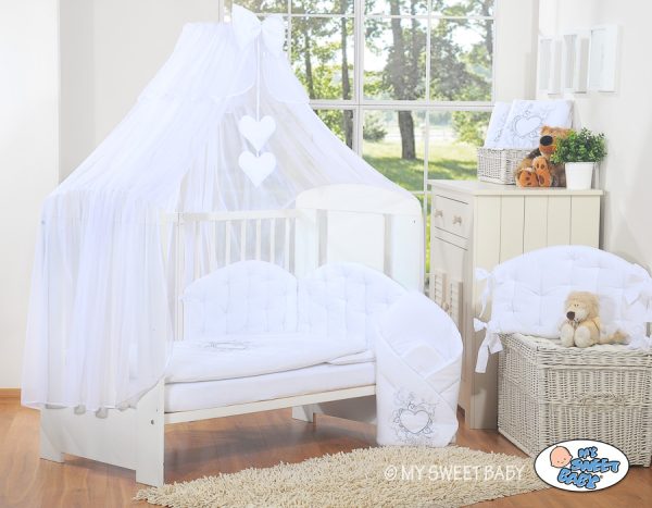 Mosquito-net made of chiffon- Chic white