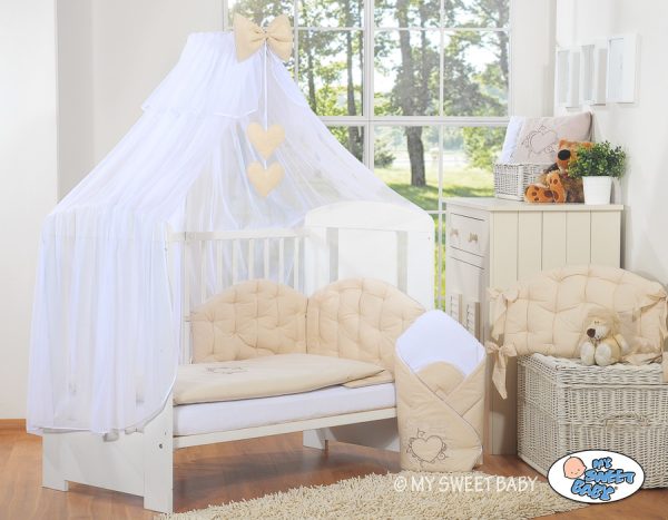 Mosquito-net made of chiffon- Chic beige