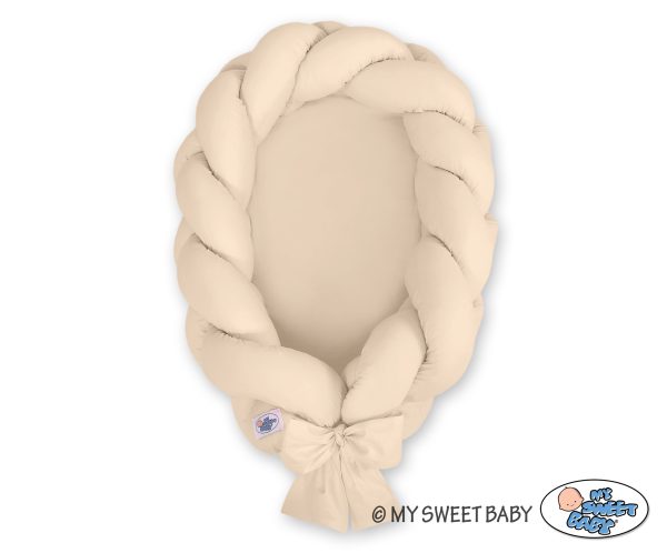 Braided baby nest 2 in 1- beige - Image 2
