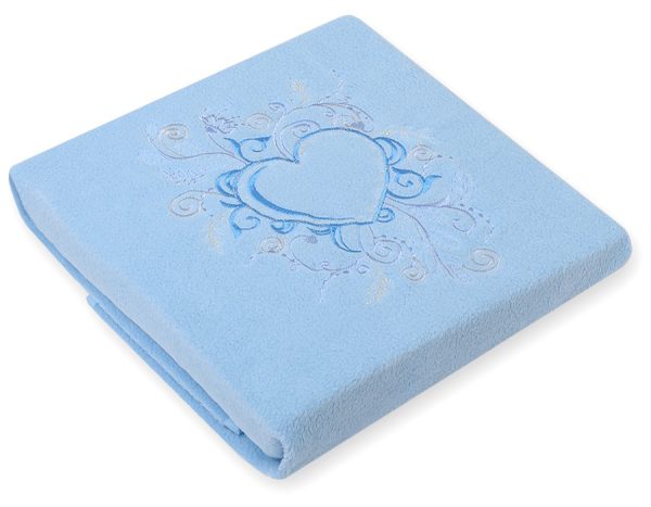 Polar fleece blanket for babies - Chic blue - Image 2