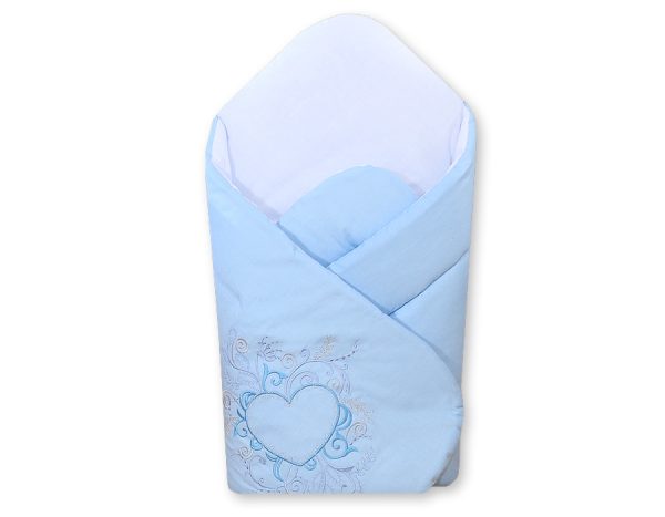 Babynest with stiffening - Chic blue