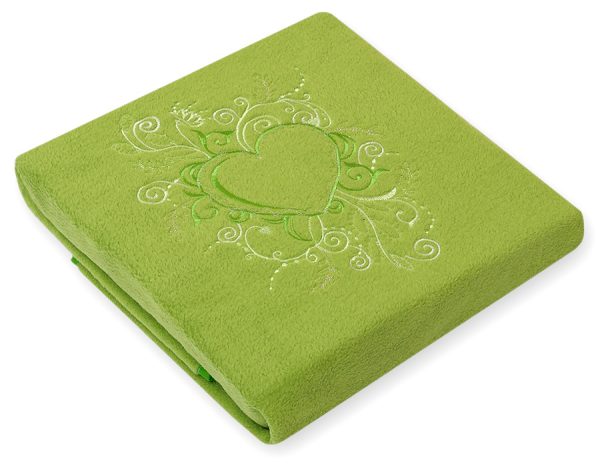 Polar fleece blanket for babies - Chic green - Image 2