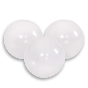 Plastic balls for the dry pool 50pcs - transparent