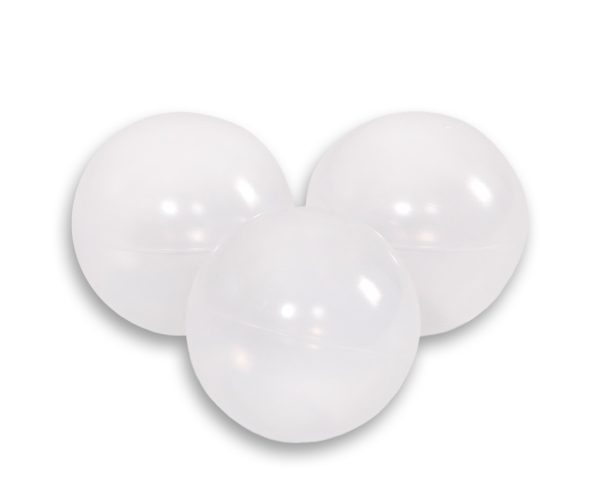 Plastic balls for the dry pool 50pcs - transparent