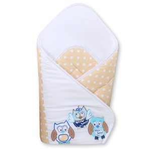 Baby nest with stiffenig- Owls Bigi Zibi & Adele beige