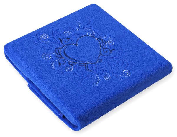 Polar fleece blanket for babies - Chic navy blue - Image 2
