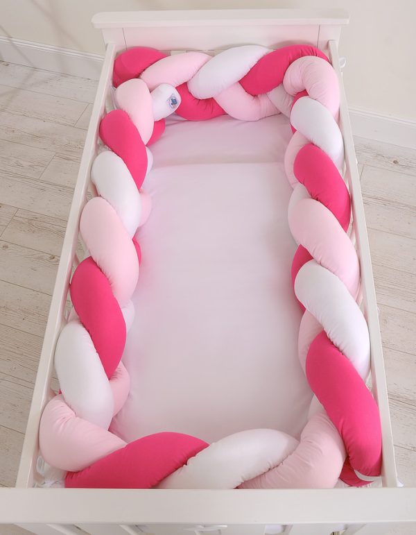 Knot bumper XXL- white-dark pink-pink - Image 5