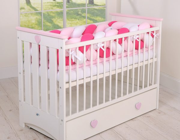 Knot bumper XXL- white-dark pink-pink - Image 6