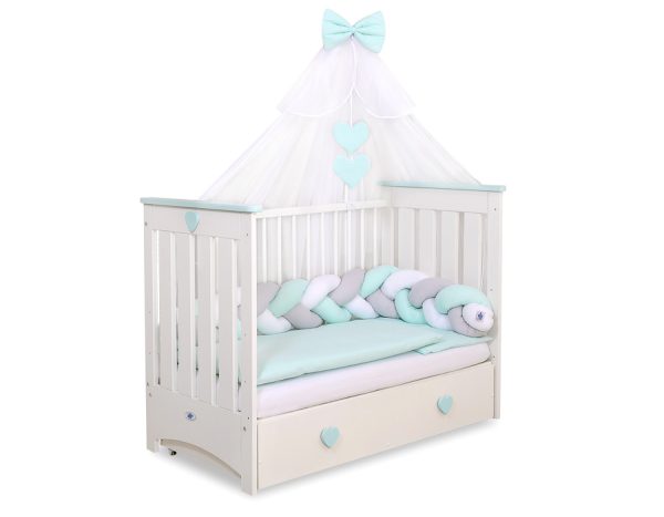 Mosquito-net made of chiffon- white