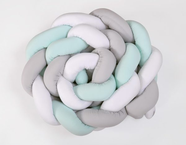 Knot bumper XXL- white-gray-mint - Image 2