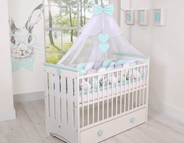 Knot bumper XXL- white-gray-mint - Image 3