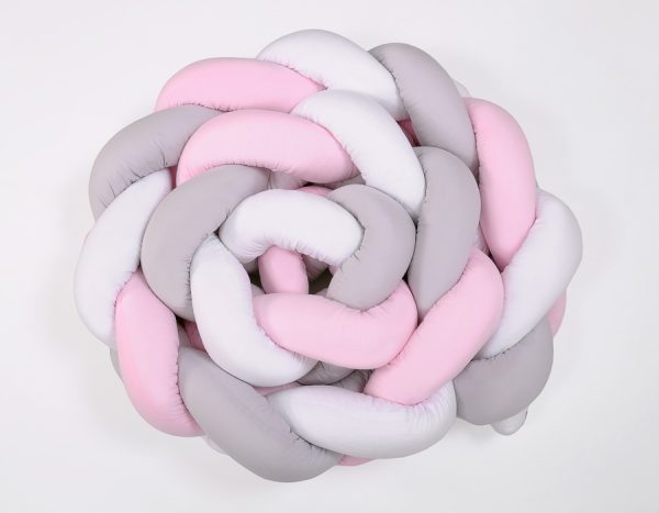 Knot bumper XXL- white-gray-pink - Image 2