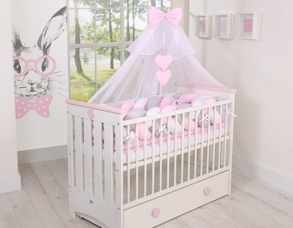 Knot bumper XXL- white-gray-pink - Image 3