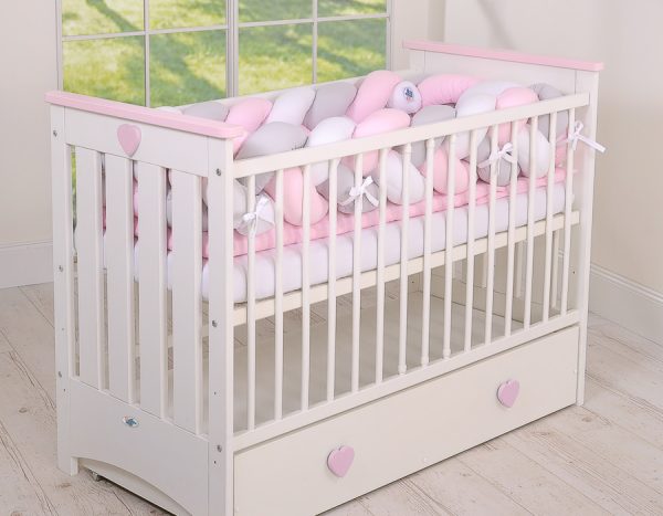 Knot bumper XXL- white-gray-pink - Image 5