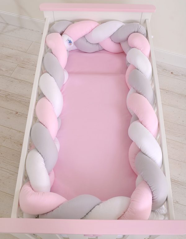 Knot bumper XXL- white-gray-pink - Image 6